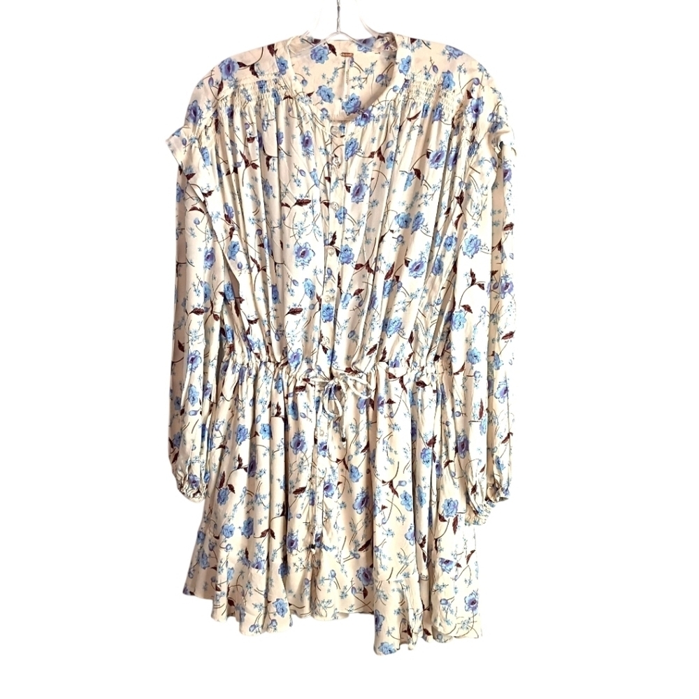 Free People - Floral Print Long Sleeve Dress - Size XS